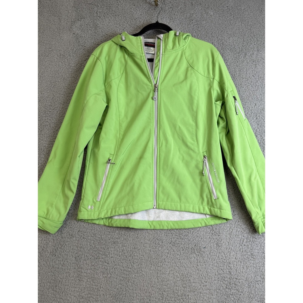 Black Diamond Double Diamond Jacket Womens Medium Softshell Hooded Outdoor Coat‎